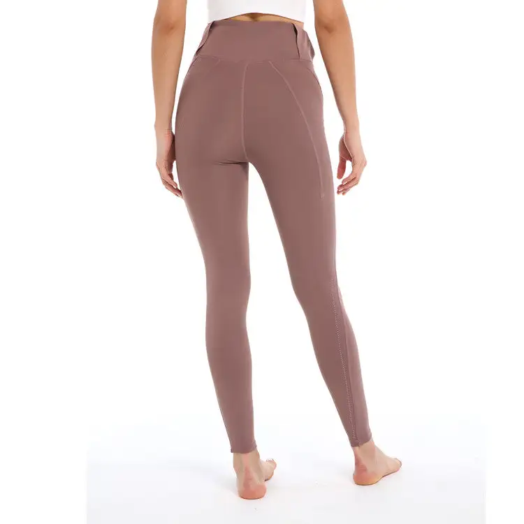 High Elastic Waist Yoga Leggings Fitness Tights Cycling Sports Running