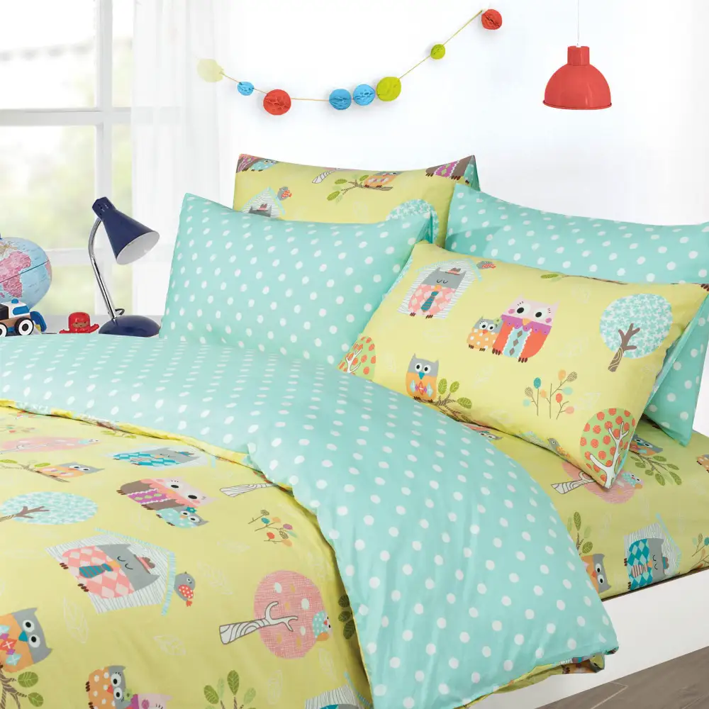 Contemporary Cotton Printed Coordinated Bedding Collection