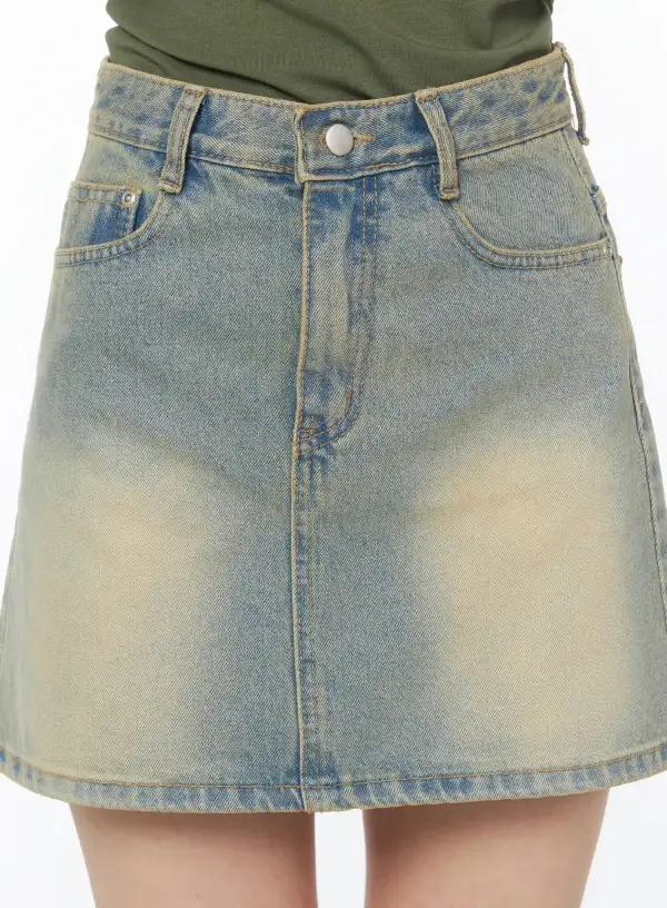 Vintage Denim Skirt