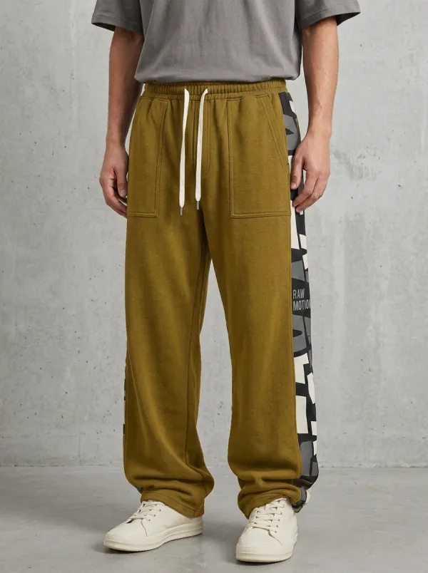 Urban Sweatpants Geometric Men's Sweatpants