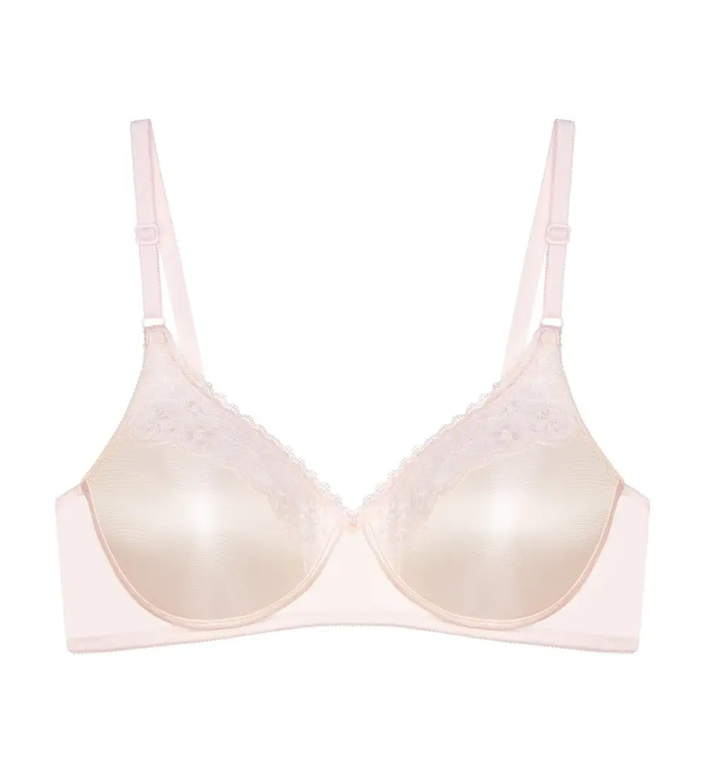 Women's Modern Non-Wired Padded Lace Molded Bra
