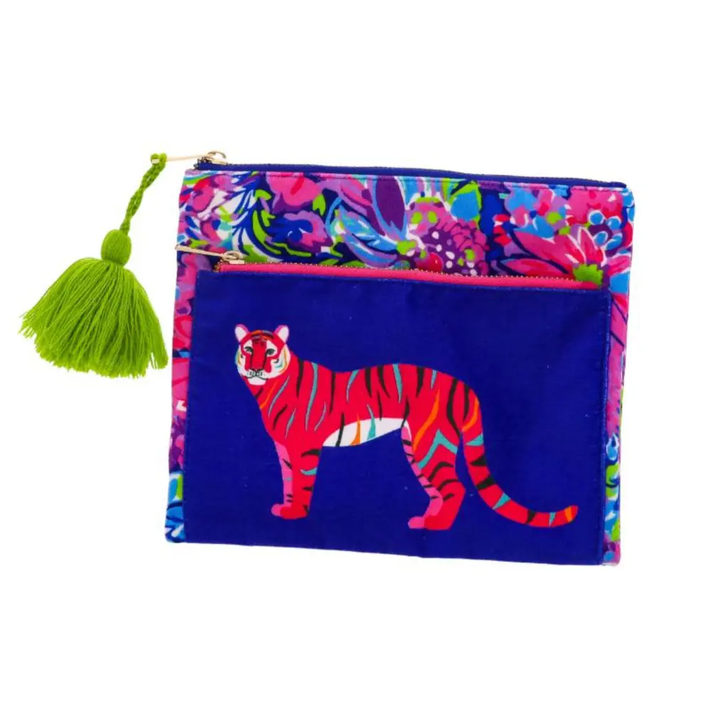 Floral Tiger Handbag
