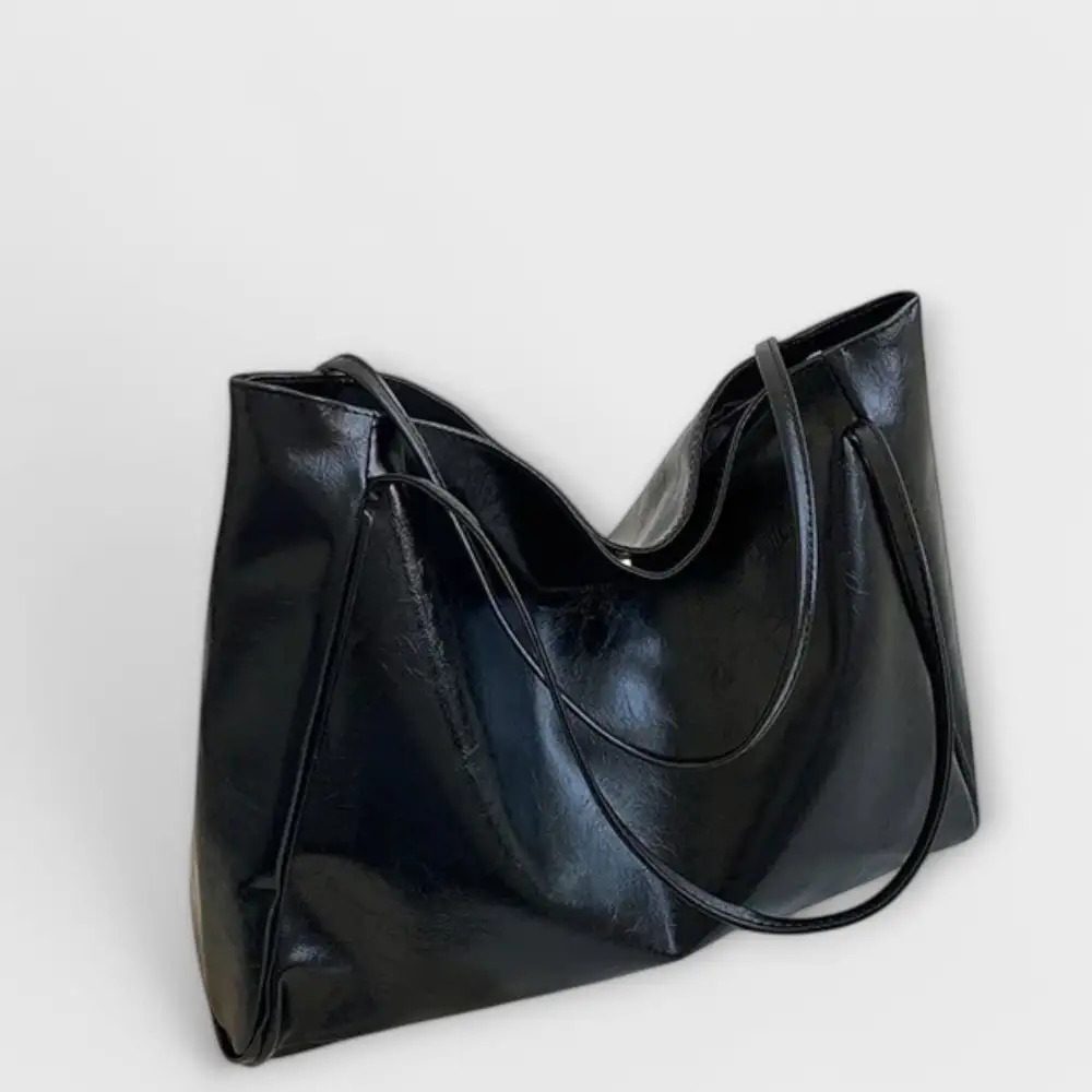 Latch Front Twill Handbag