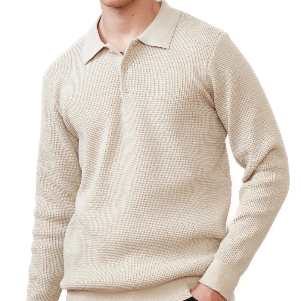 Modern Regular Fit Polo Collar Knit Polo Shirt