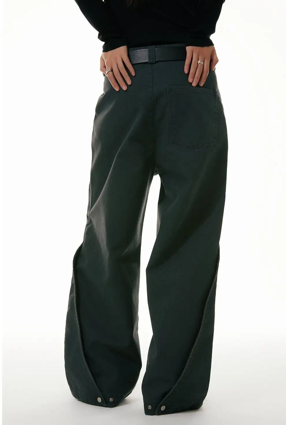 Wide-Leg Workwear Jeans