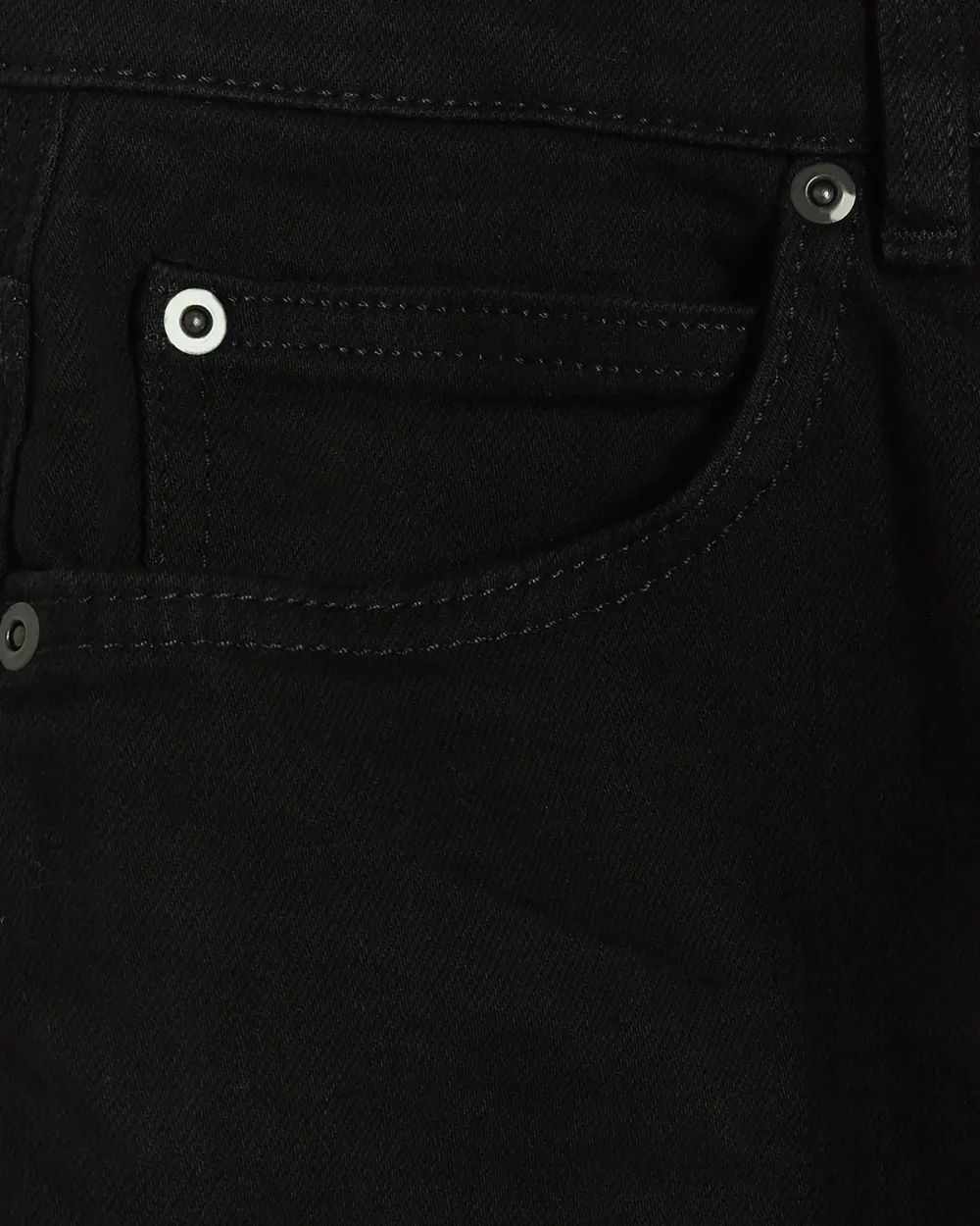 Tapered Fit Jeans In Black