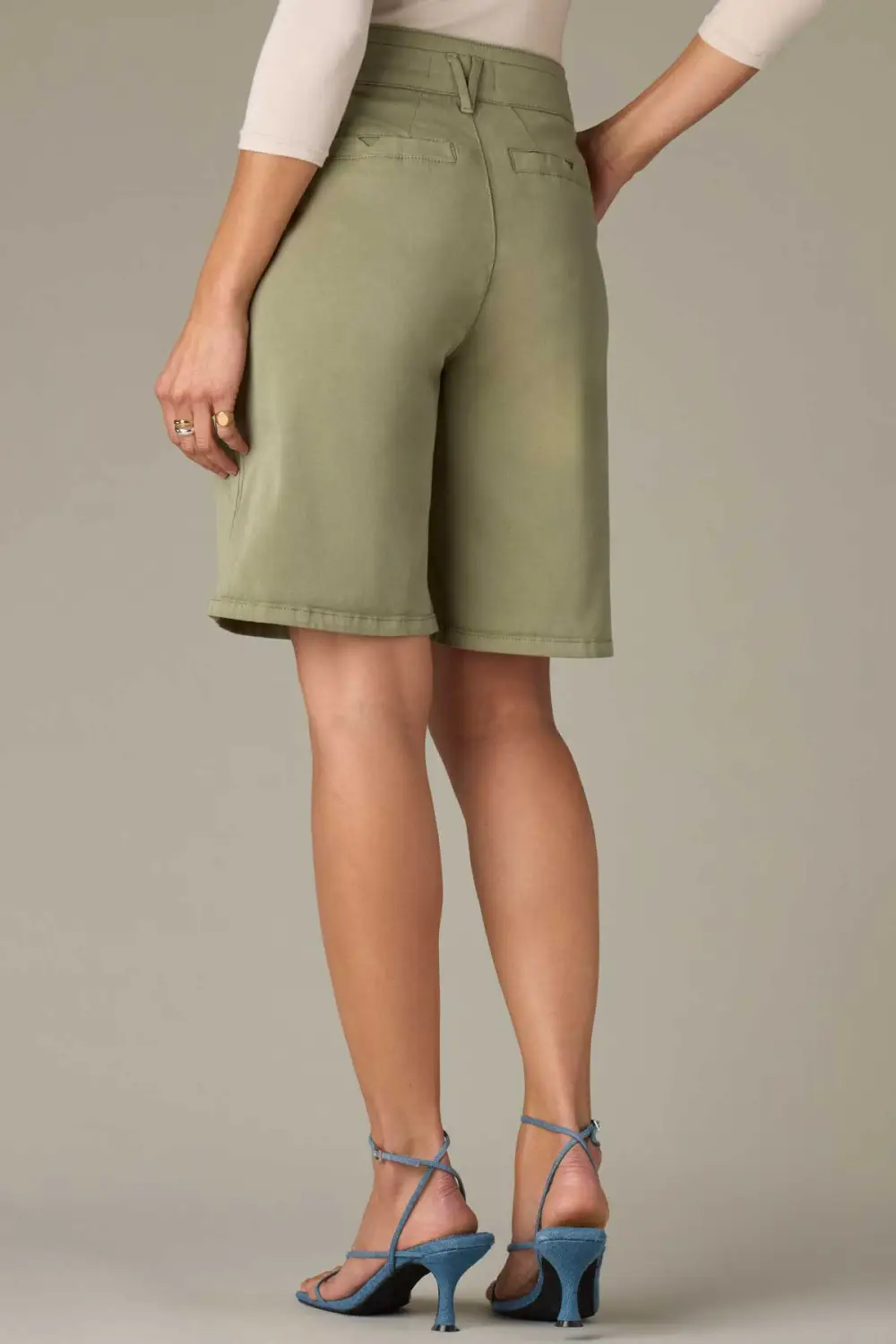 Everyday  Double Waistband Bermuda Trouser Shorts