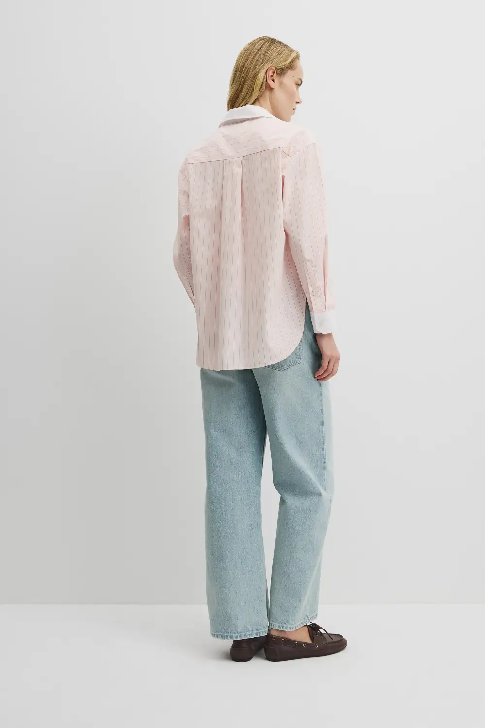 Women's Classic Striped Poplin Shirt