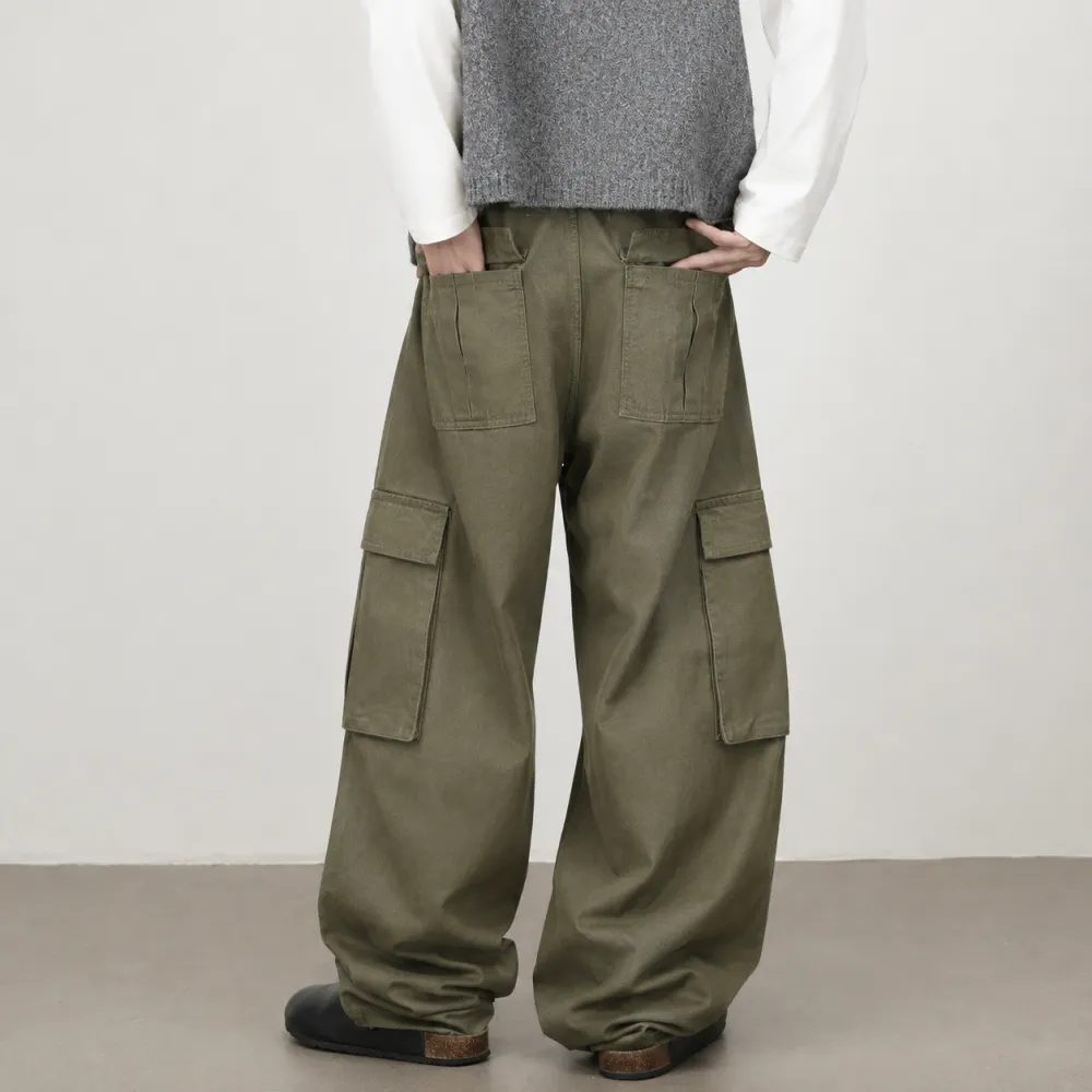 Multi-Pocket Casual Pants