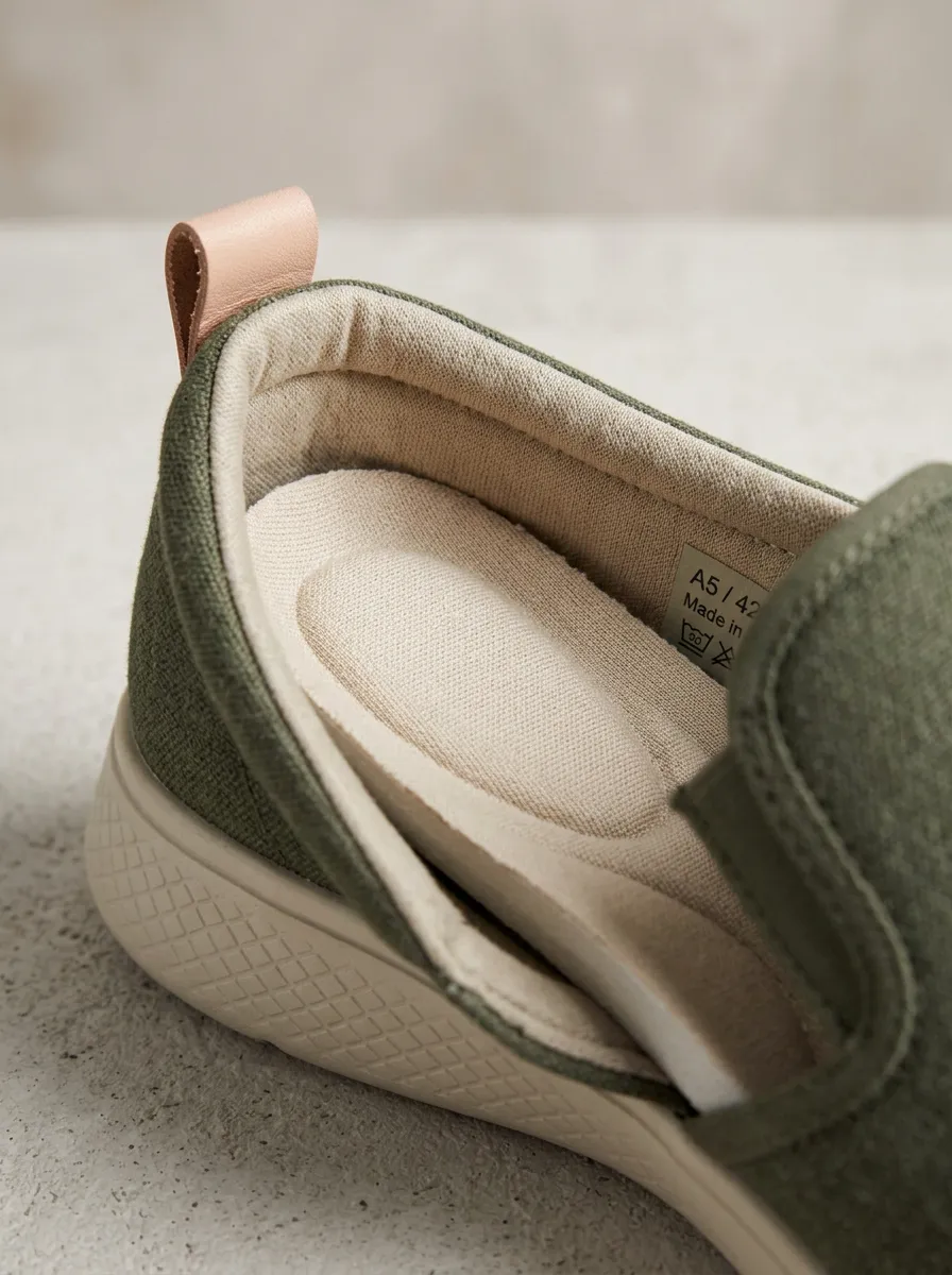 Slip-On Minimal Unisex Elastic Canvas Shoes