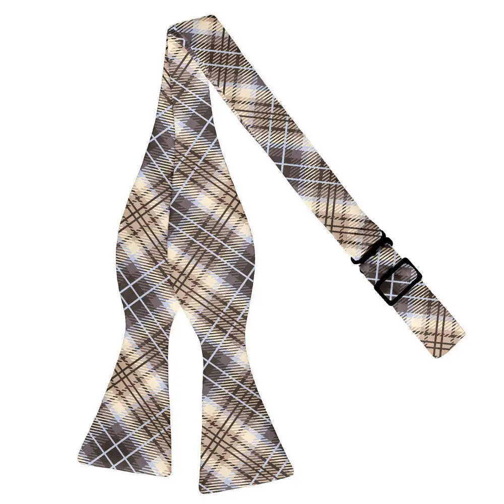 Hartman Plaid Motif Bow Tie