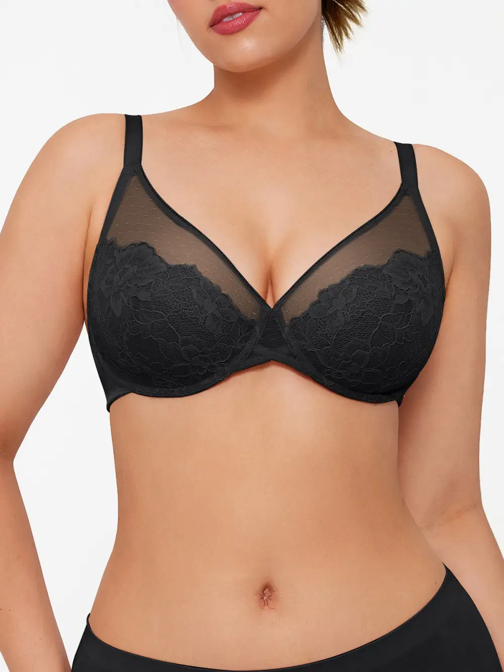Lightweight Underwire Smoothing Lace Bra