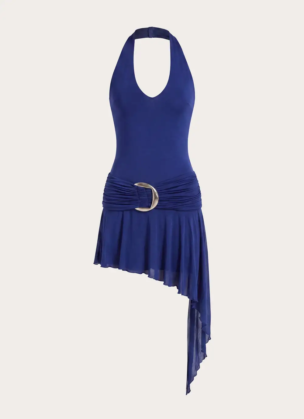 Modern Halter Mini Dress