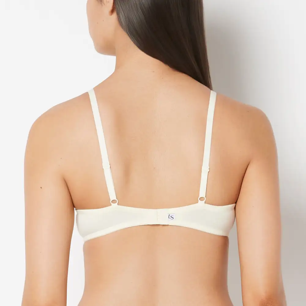 Sleek Lightly Lined Demi Cotton Bra
