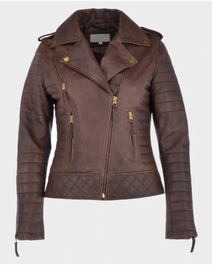 Bomber Biker Motorcycle Shearling Jacket