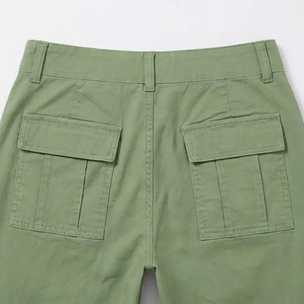 Comfortable Stretch Capri with Pockets Pants