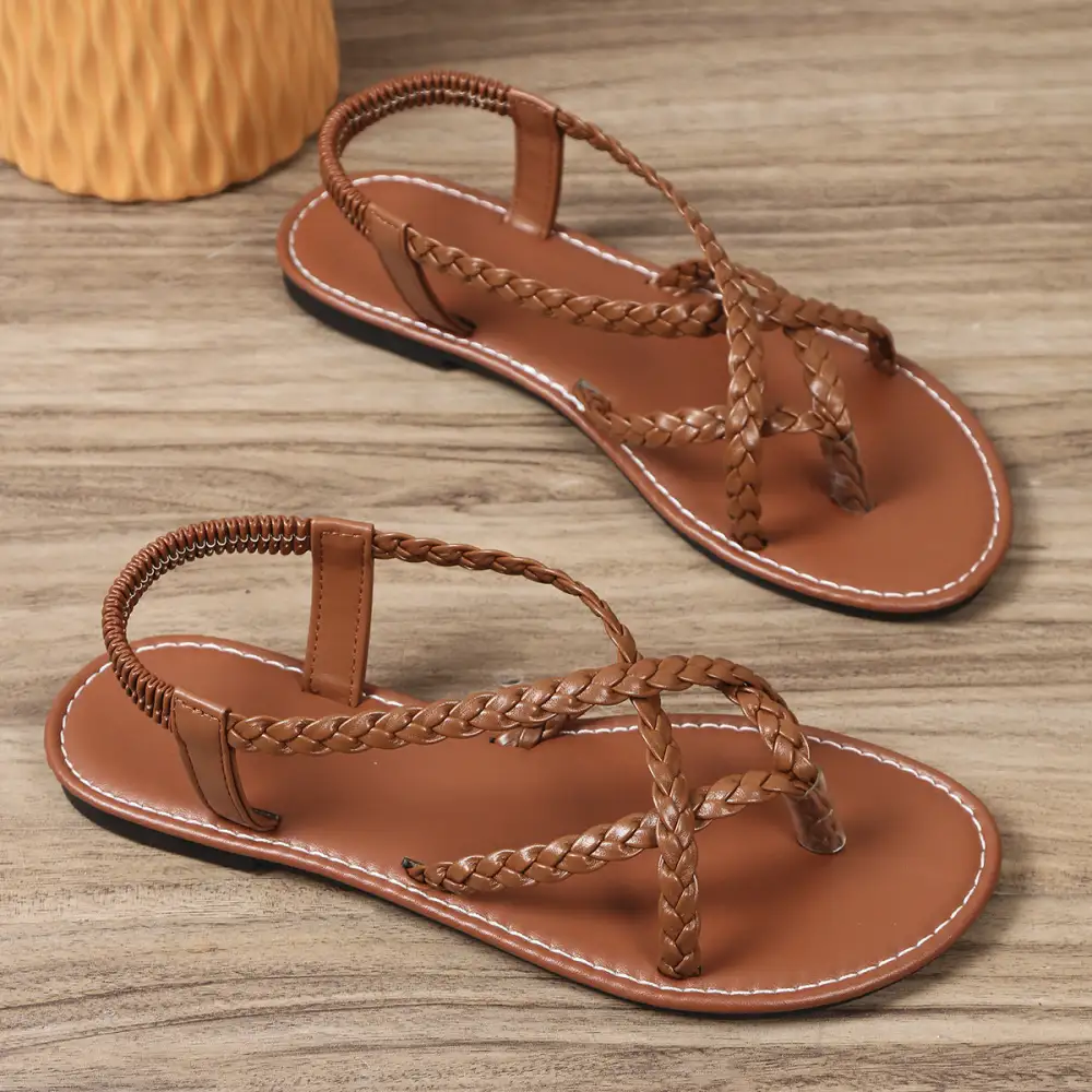 Strappy Flat Sandals