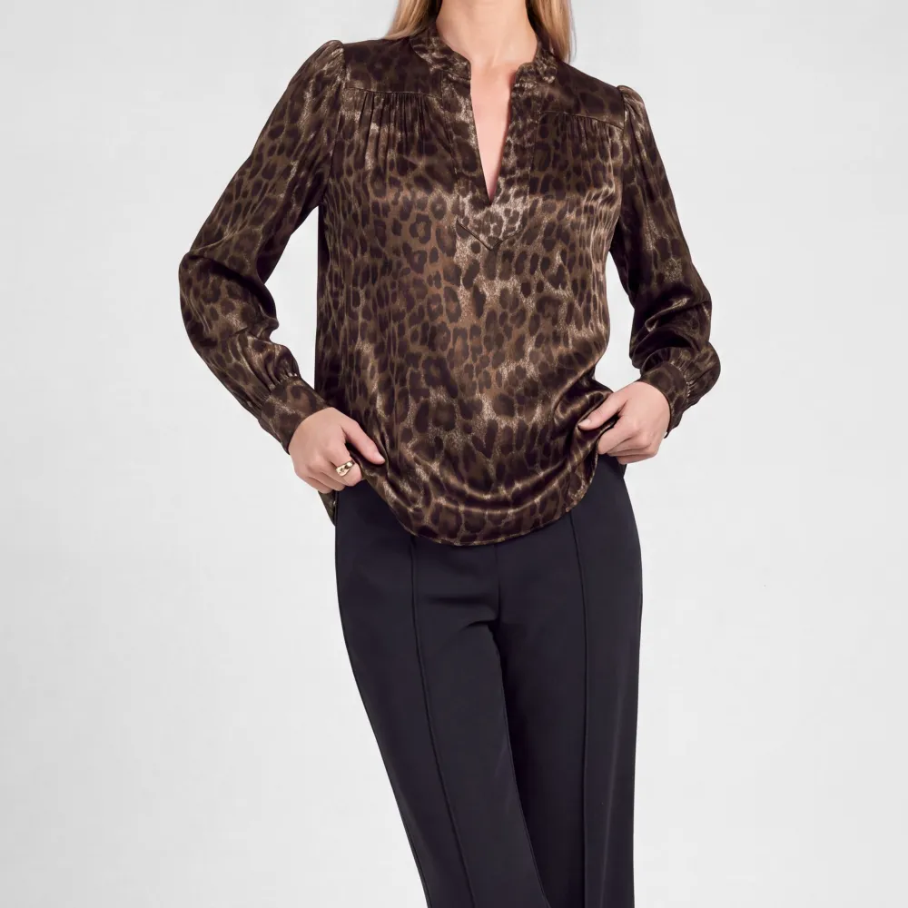 Animal Print Blouse