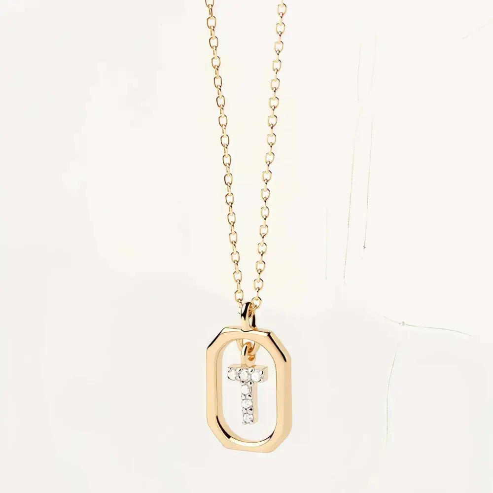 Initial Framed Necklace