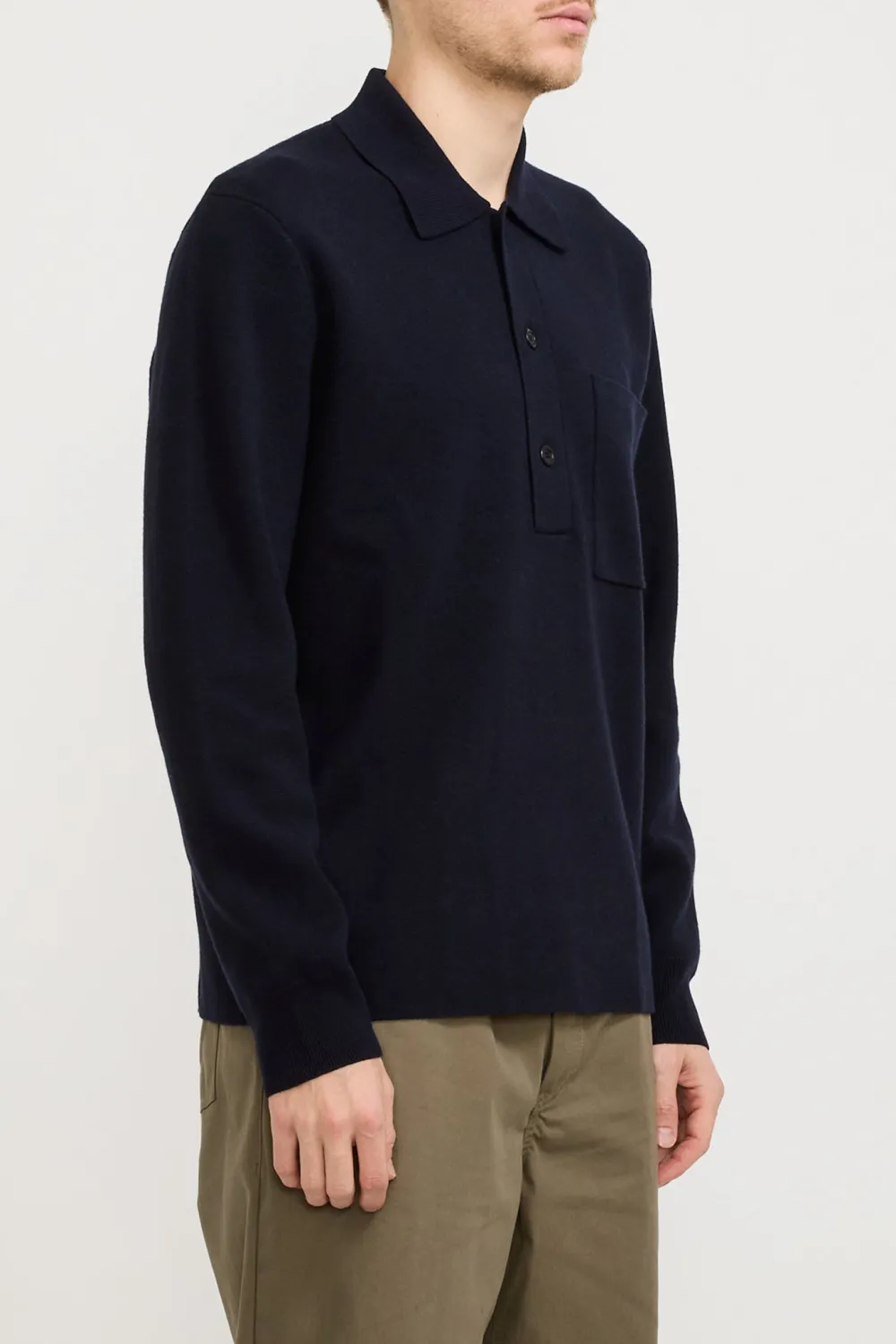 Cotton Polo Dark Navy