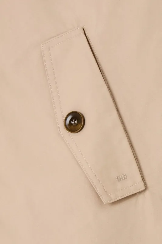 Oversized Funnel-neck Jacket