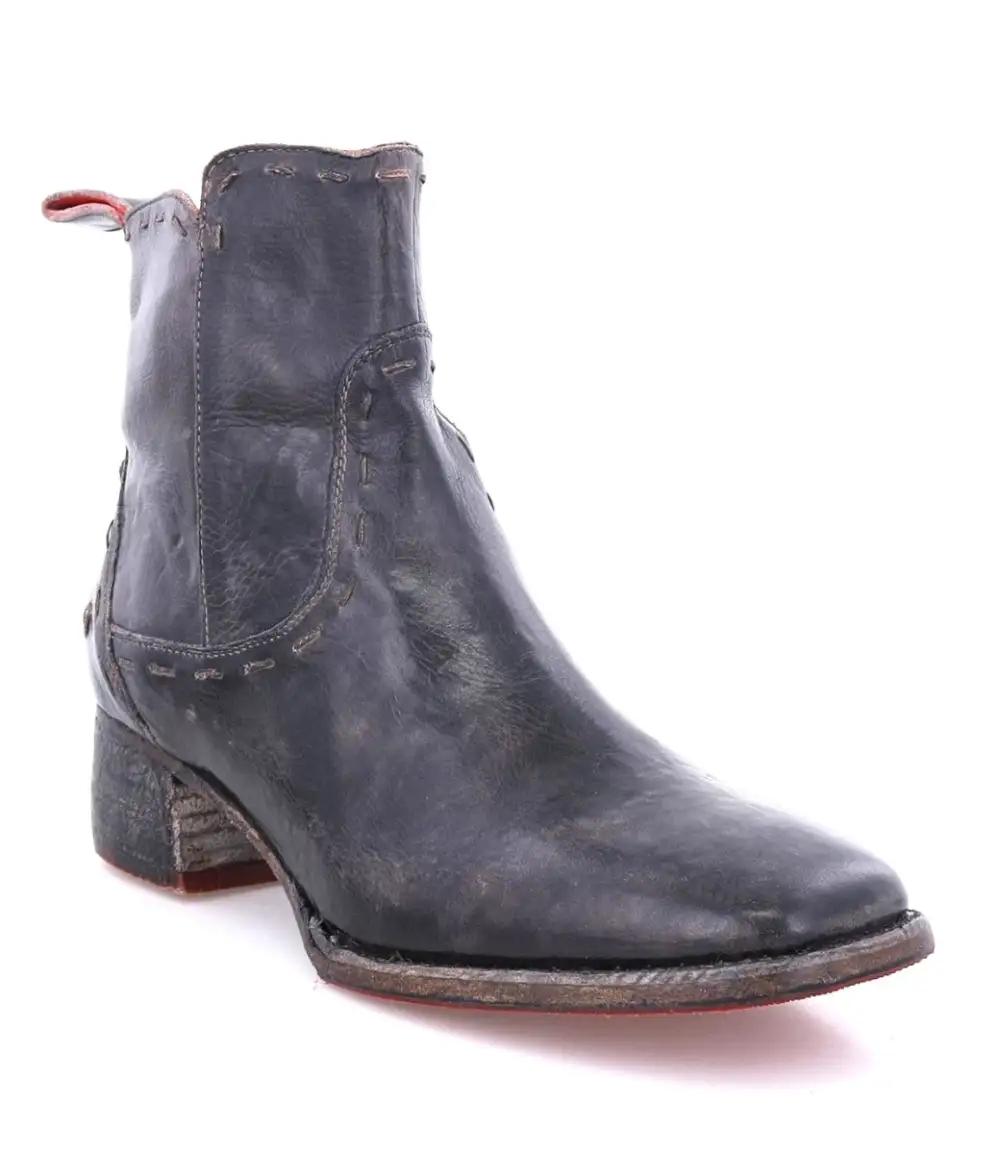 Square-Toe Distressed Everyday Boots