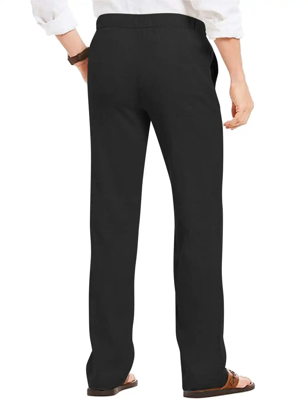 Linen Look Beach Yoga Trousers