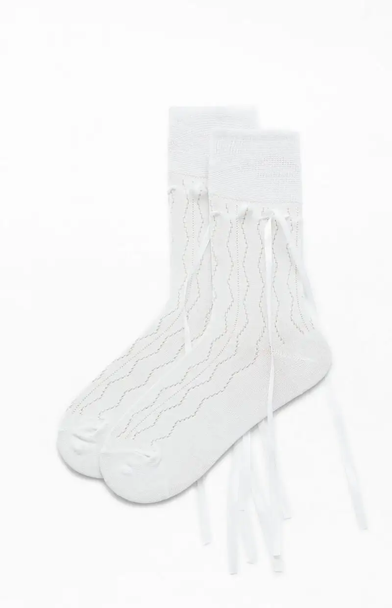 PacSun Ribbon Bow Socks