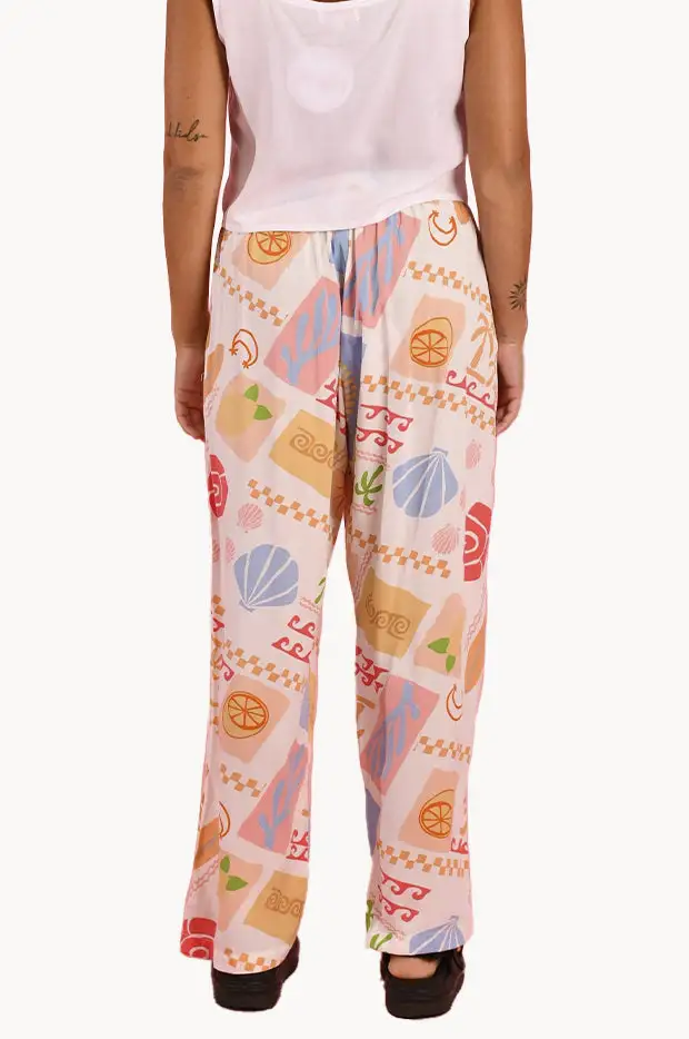 Flat Band Relaxed Pants
