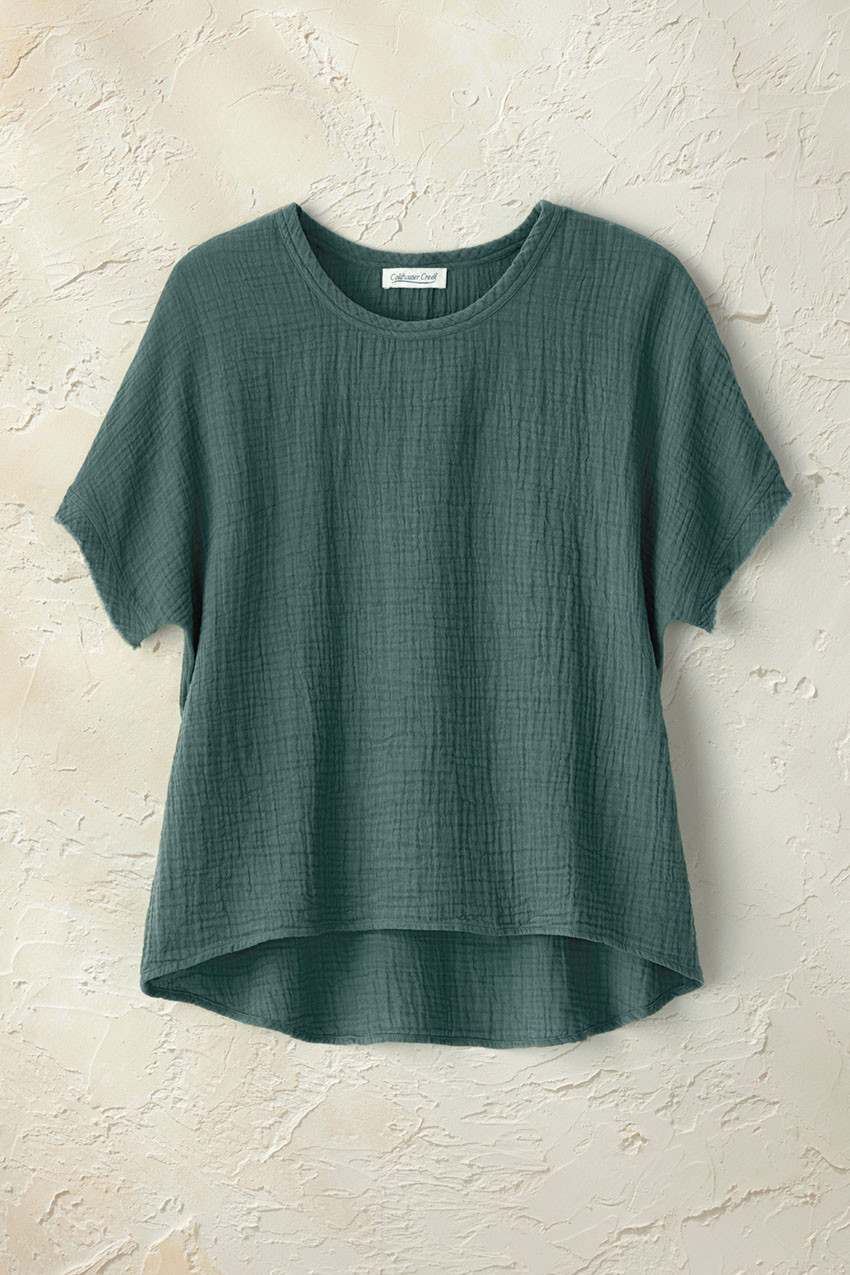 Summer Breeze Gauze Dolman Top