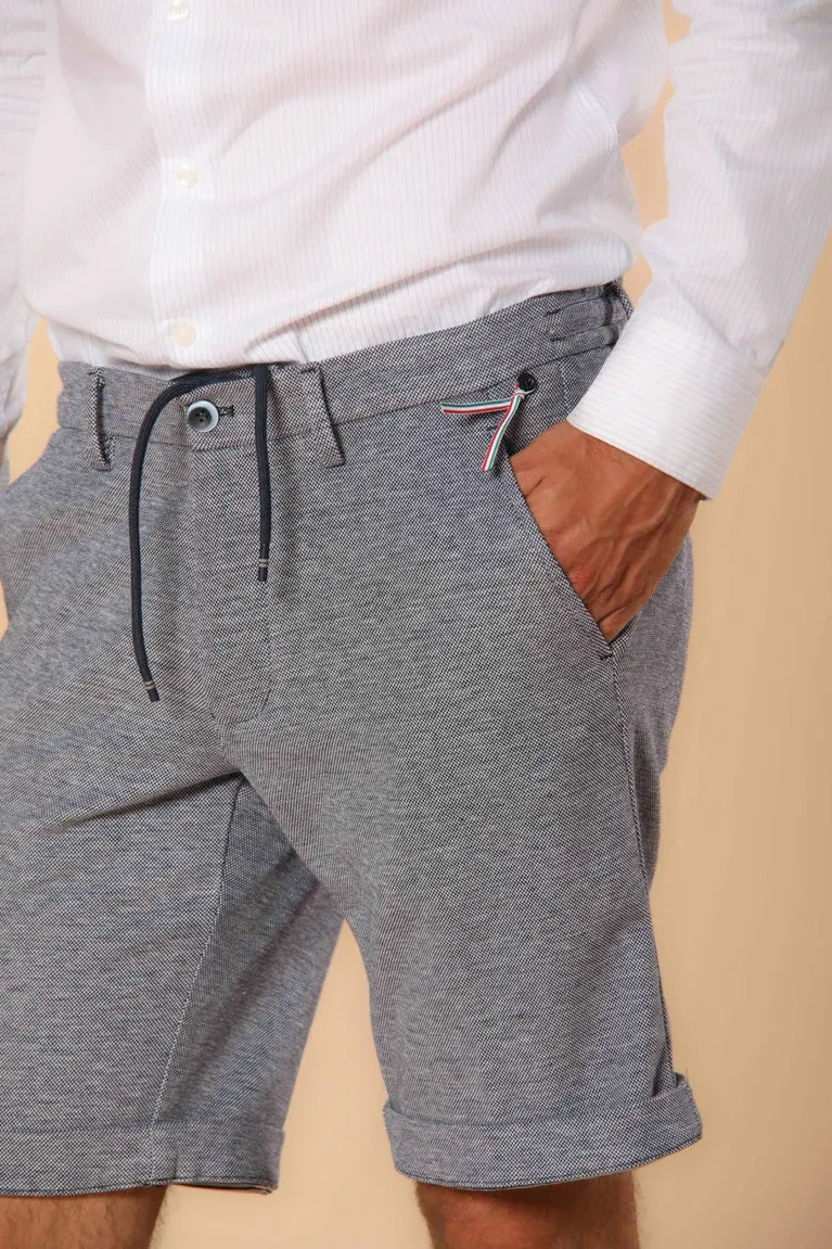 Men's  Double-Sided Cotton Navy Blue Shorts