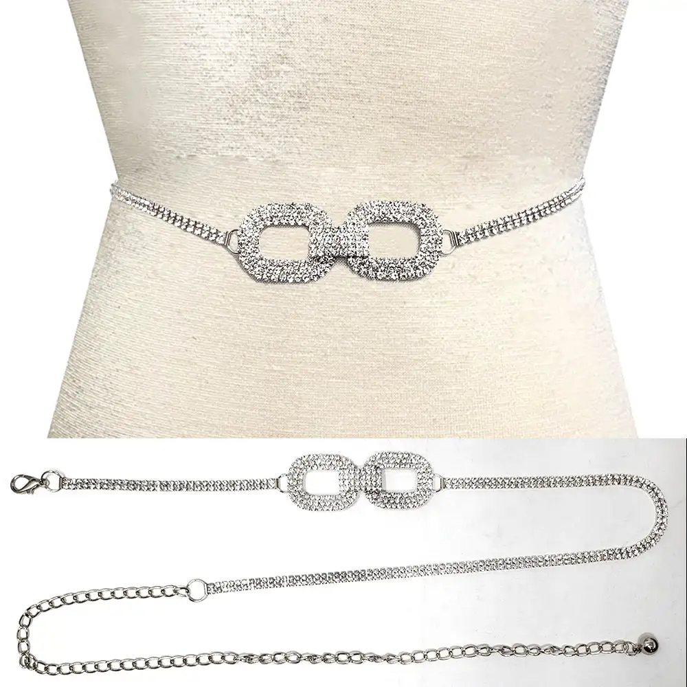 Decorative Stone Accent Waist Belt