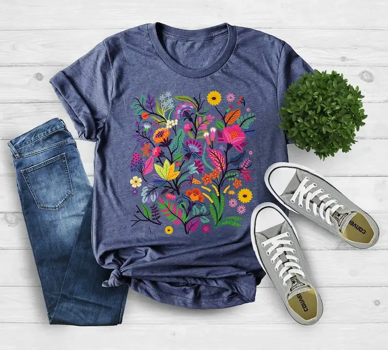 Wild Flowers Nature Lover T-Shirt