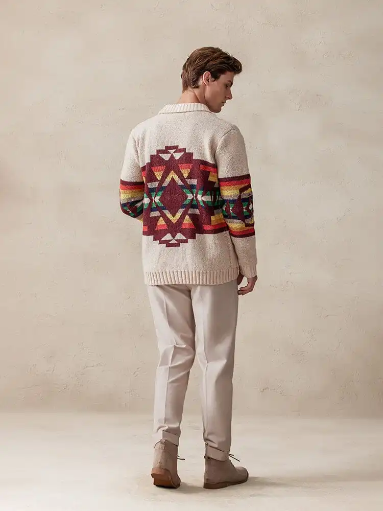 Soft Knit Double Breasted Cardigan Sweater