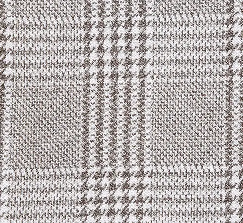 Gray Slim Fit Cotton Plaid Side Vents Blazer