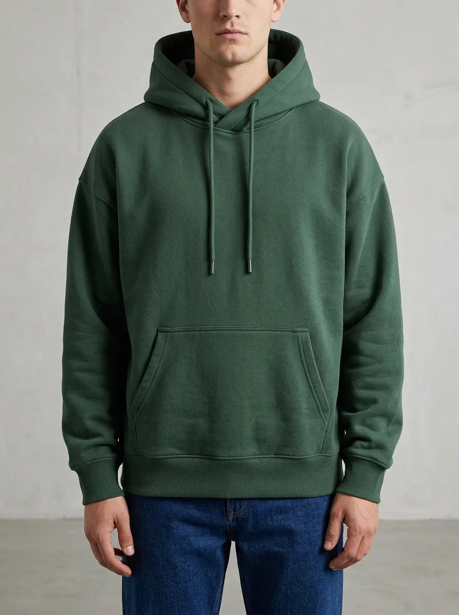 Men's Practical Textured Hoodie