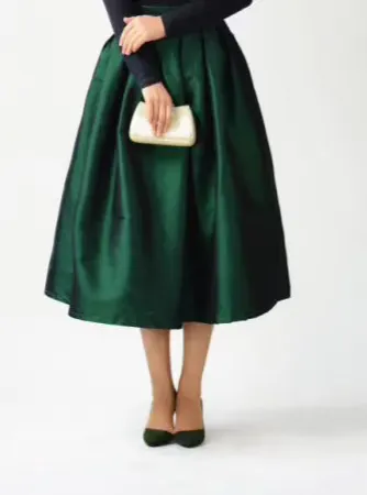 Classic Seaside Everyday Casual Polyester Skirt