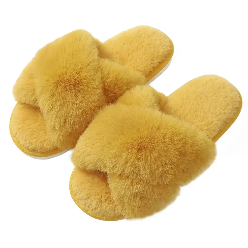 Easygoing Cross Band Lounge Slippers