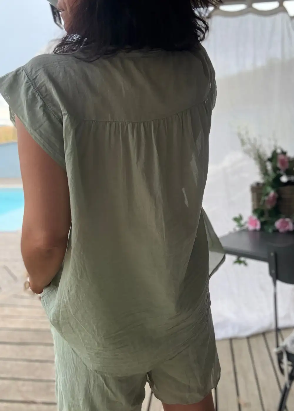 Statement Cotton Relaxed-Fit Blouse
