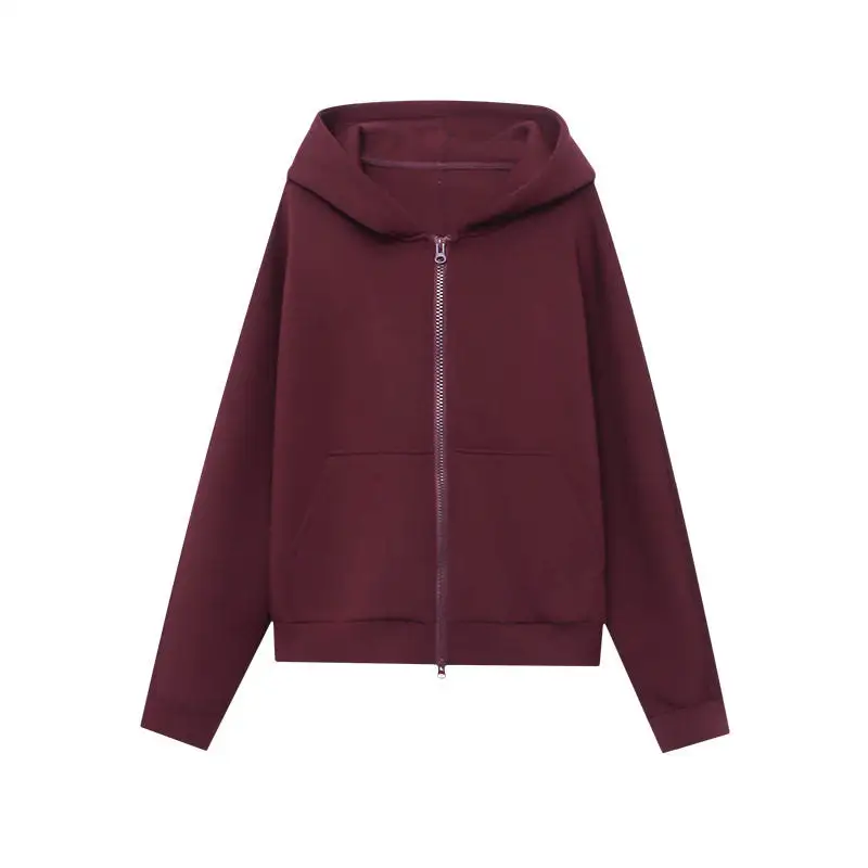 Cozy Hooded Zip Up Sweatshirt