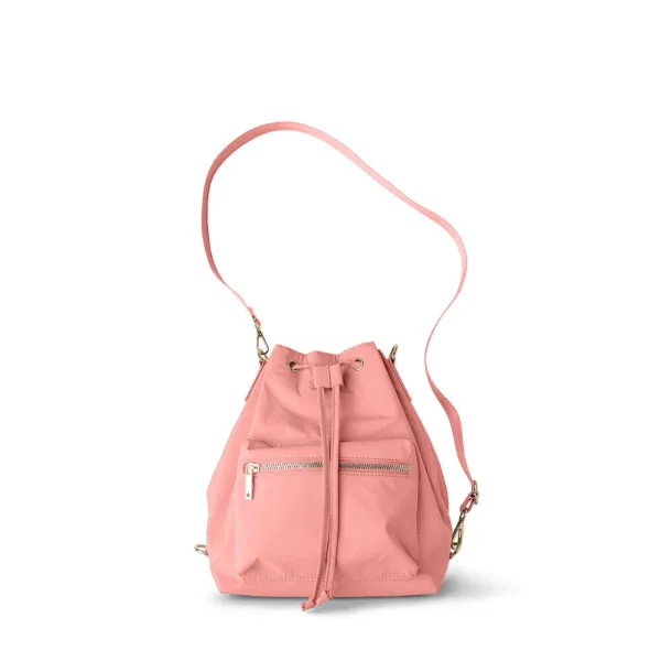 Nylon Bucket Convertible Everyday Bag