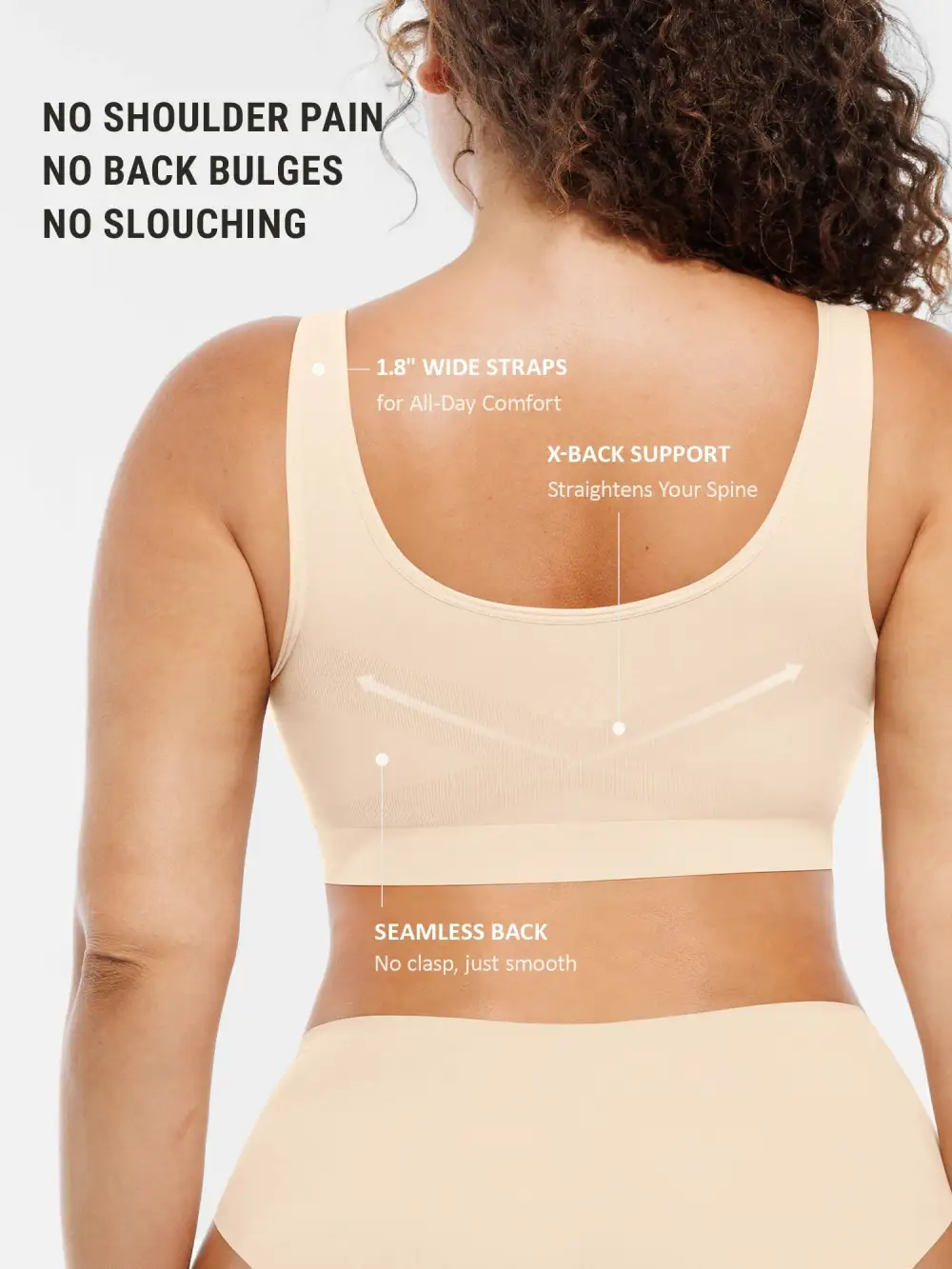 Seamless Full Coverage Support Bra