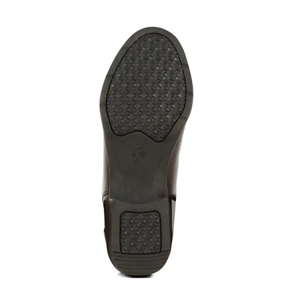 Relaxed Leather Comfort Riding Boots