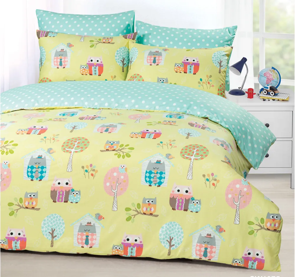 Contemporary Cotton Printed Coordinated Bedding Collection