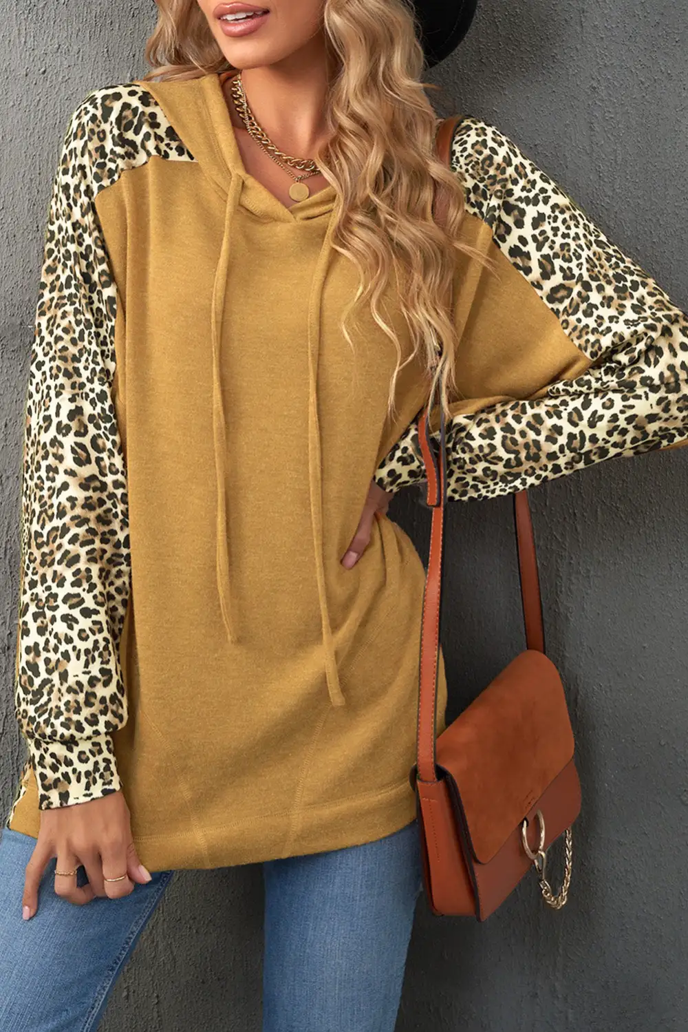 Everyday Relaxed Patchwork Hoodie