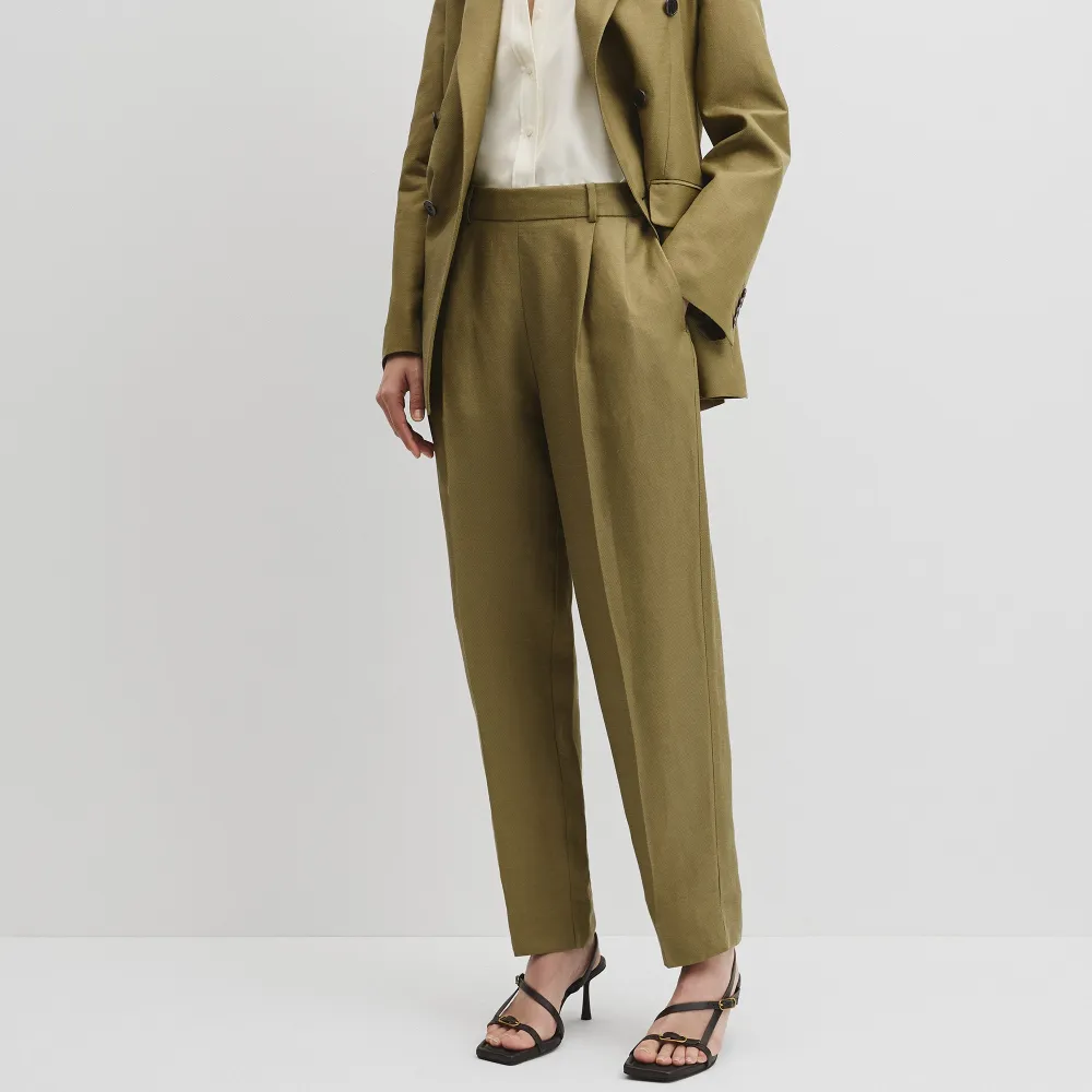 Women's Refined Linen Pants