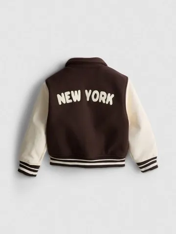 1-9yrs | Collared Varsity Jacket