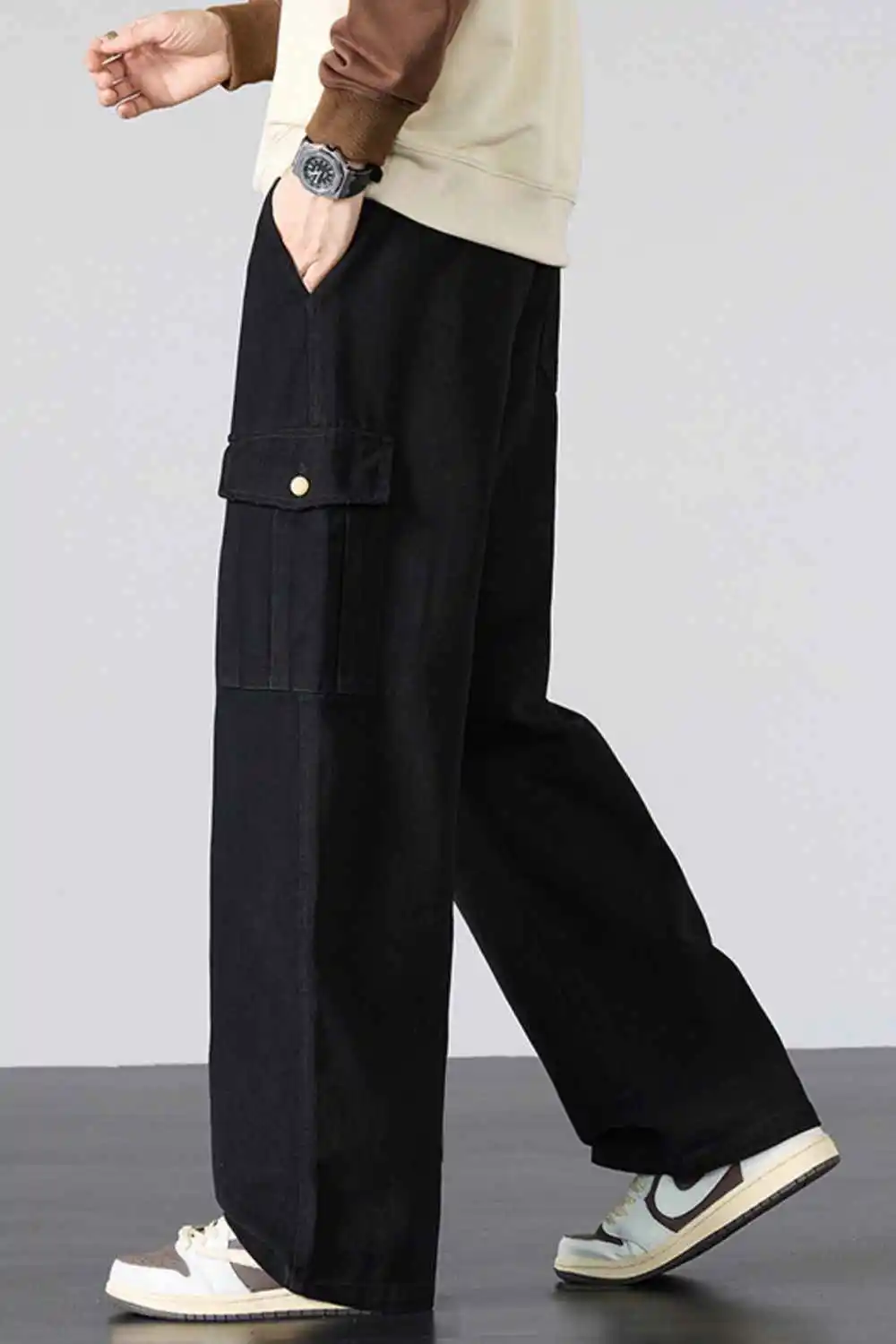 Drawstring Loose Fit Cargo Pants