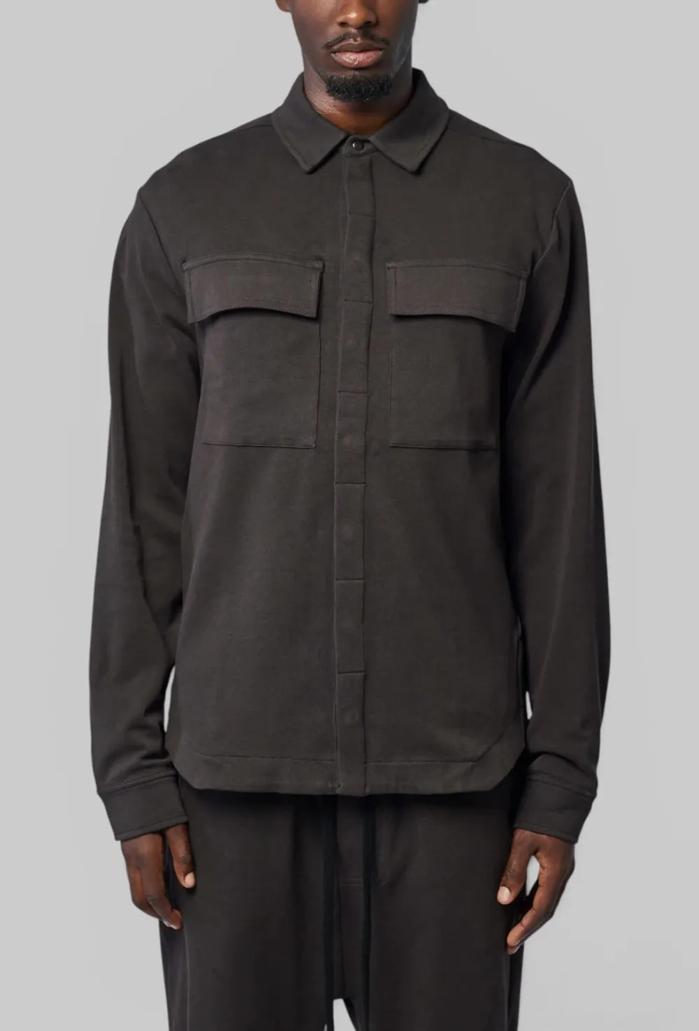 High-Collar Comfort-Fit Jacket