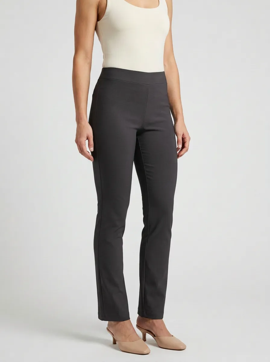 Casual Women's Stretch Mid-Rise Pants